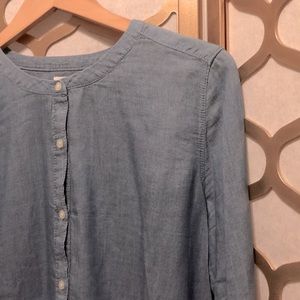 LOFT Chambry Blouse Softened M
